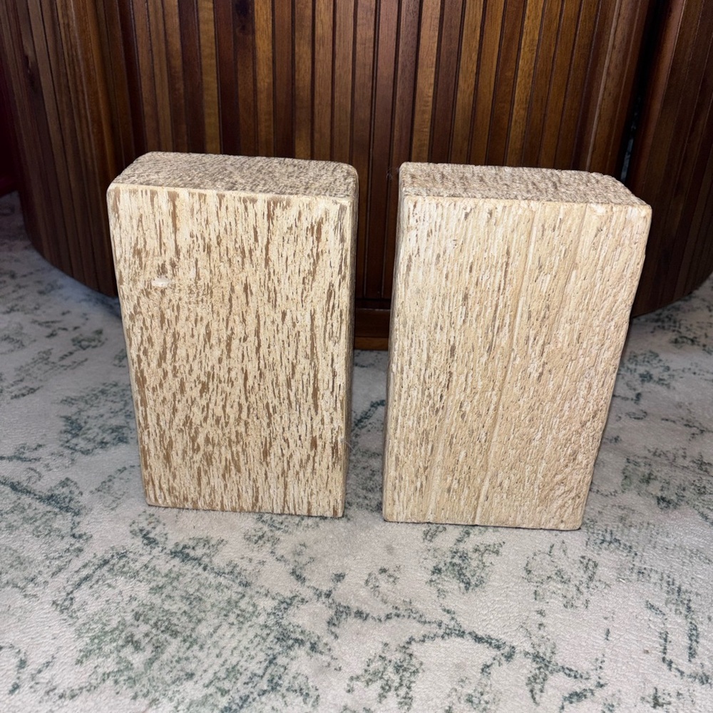 Rustic Wooden Bookends - Picture 4 of 8